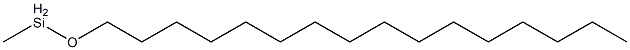 Methyl(hexadecyloxy)silane 구조식 이미지