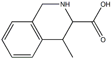 4-Methyl-1,2,3,4-tetrahydroisoquinoline-3-carboxylic acid Structure