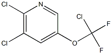 5,6-Dichloro-3-(chlorodifluoromethoxy)pyridine Structure