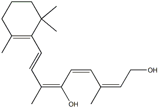 (11Z,13Z)-7,8-Dihydro-10-hydroxyretinol 구조식 이미지