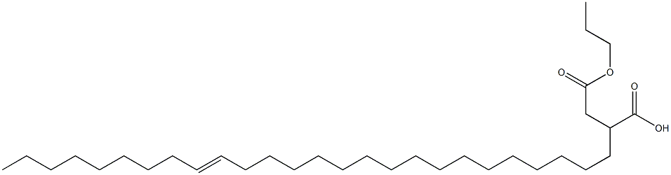 2-(17-Hexacosenyl)succinic acid 1-hydrogen 4-propyl ester 구조식 이미지