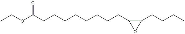10,11-Epoxypentadecanoic acid ethyl ester 구조식 이미지