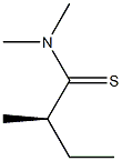 [R,(-)]-N,N,2-Trimethylthiobutyramide 구조식 이미지