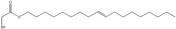 Mercaptoacetic acid 9-octadecenyl ester 구조식 이미지