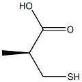 (S)-3-Mercapto-2-methylpropionic acid Structure
