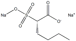 [S,(+)]-2-(Sodiosulfo)hexanoic acid sodium salt 구조식 이미지