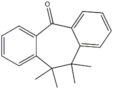 10,10,11,11-Tetramethyl-10,11-dihydro-5H-dibenzo[a,d]cyclohepten-5-one 구조식 이미지