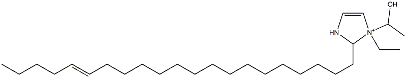 1-Ethyl-2-(16-henicosenyl)-1-(1-hydroxyethyl)-4-imidazoline-1-ium Structure