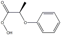 [R,(+)]-2-Phenoxyperoxypropionic acid 구조식 이미지