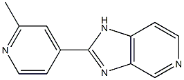 2-(2-Methylpyridin-4-yl)-1H-imidazo[4,5-c]pyridine Structure