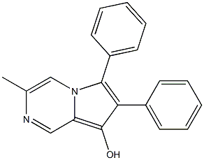 3-Methyl-6,7-diphenylpyrrolo[1,2-a]pyrazin-8-ol Structure