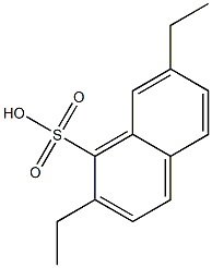 2,7-Diethyl-1-naphthalenesulfonic acid 구조식 이미지