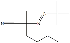 2-tert-Butylazo-2-methylcapronitrile 구조식 이미지