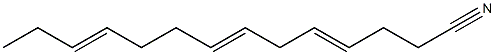 4,7,11-Tetradecatrienenitrile Structure