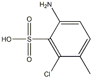 2-Amino-6-chloro-5-methylbenzenesulfonic acid 구조식 이미지