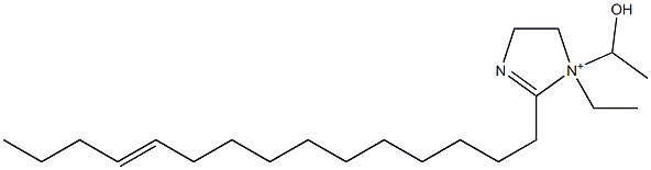 1-Ethyl-1-(1-hydroxyethyl)-2-(11-pentadecenyl)-2-imidazoline-1-ium Structure