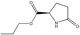 (R)-5-Oxo-2-pyrrolidinecarboxylic acid propyl ester 구조식 이미지
