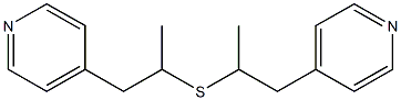 Methyl[2-(4-pyridyl)ethyl] sulfide Structure