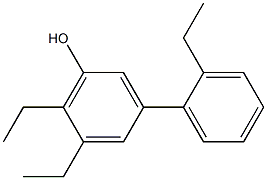 5,6-Diethyl-3-(2-ethylphenyl)phenol 구조식 이미지