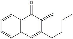 3-Butyl-1,2-naphthoquinone Structure