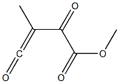 2,4-Dioxo-3-methyl-3-butenoic acid methyl ester Structure