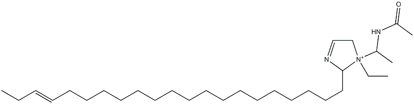 1-[1-(Acetylamino)ethyl]-1-ethyl-2-(18-henicosenyl)-3-imidazoline-1-ium 구조식 이미지