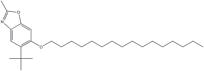 5-tert-Butyl-6-hexadecyloxy-2-methylbenzoxazole Structure