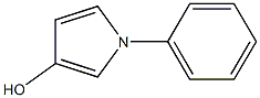 1-Phenyl-3-hydroxy-1H-pyrrole 구조식 이미지