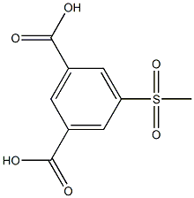 5-(Methylsulfonyl)isophthalic acid Structure