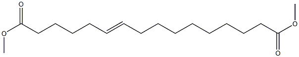 6-Hexadecenedioic acid dimethyl ester Structure