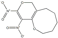 9,10-Dinitro-2,3,4,5,6,7-hexahydro-1,8-benzodioxecin Structure