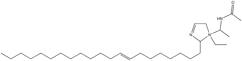 1-[1-(Acetylamino)ethyl]-1-ethyl-2-(8-henicosenyl)-3-imidazoline-1-ium Structure