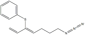 (3Z)-7-Azido-3-(phenylthio)-1,3-heptadiene 구조식 이미지