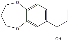 3,4-Dihydro-7-(1-hydroxypropyl)-2H-1,5-benzodioxepin Structure