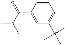 (3-Dimethylcarbamoylphenyl)trimethylaminium Structure