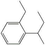 1-Ethyl-2-sec-butylbenzene 구조식 이미지