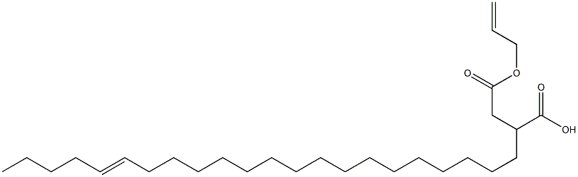 2-(17-Docosenyl)succinic acid 1-hydrogen 4-allyl ester 구조식 이미지