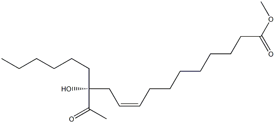 12-Acetylricinoleic acid methyl ester Structure