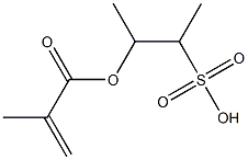 2-(Methacryloyloxy)-1-methyl-1-propanesulfonic acid 구조식 이미지