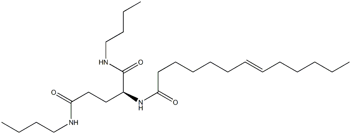 N2-(7-Tridecenoyl)-N1,N5-dibutylglutaminamide 구조식 이미지