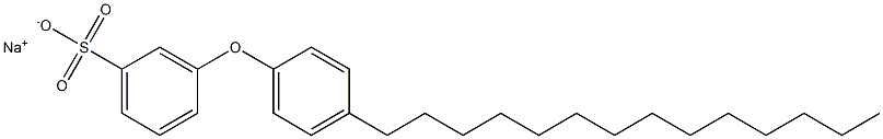 3-(4-Tetradecylphenoxy)benzenesulfonic acid sodium salt 구조식 이미지