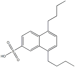 5,8-Dibutyl-2-naphthalenesulfonic acid Structure