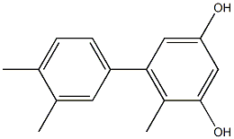 4-Methyl-5-(3,4-dimethylphenyl)benzene-1,3-diol 구조식 이미지