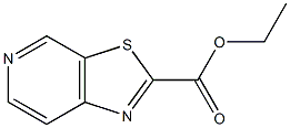 Thiazolo[5,4-c]pyridine-2-carboxylic acid ethyl ester Structure