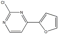 2-Chloro-4-(2-furanyl)pyrimidine Structure
