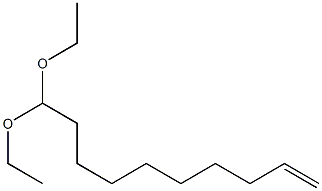 9-Decenal diethyl acetal Structure