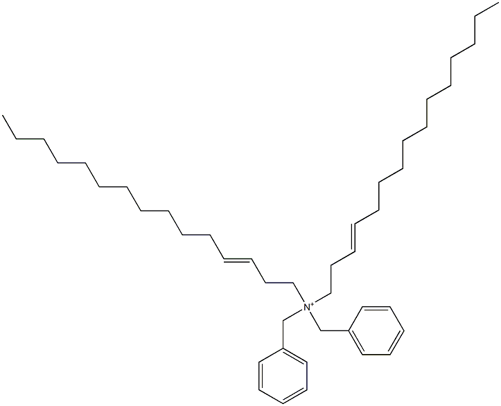 Di(3-pentadecenyl)dibenzylaminium 구조식 이미지