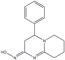 4-Phenyl-3,4,6,7,8,9-hexahydro-2H-pyrido[1,2-a]pyrimidin-2-one oxime Structure