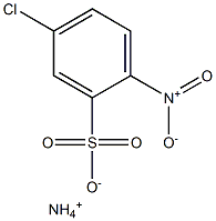 5-Chloro-2-nitrobenzenesulfonic acid ammonium salt 구조식 이미지