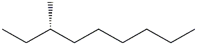 [S,(+)]-3-Methylnonane Structure